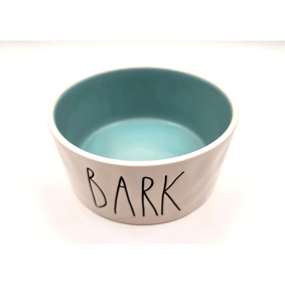 Rae Dunn Dog Bowl Ivory 